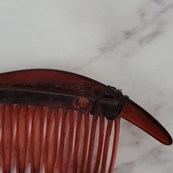 VINTAGE/ Antique Side Combs Hair Barrett Accessories - Picture 6 of 10